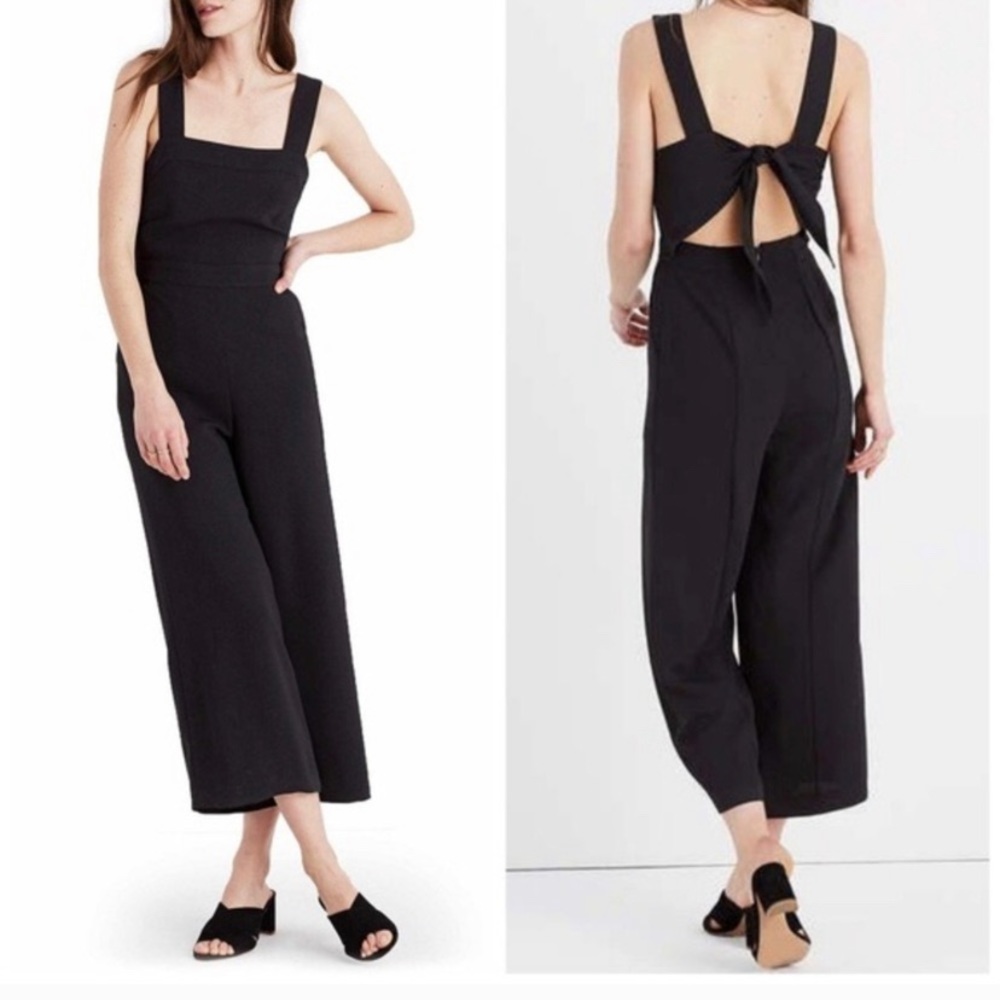 Madewell bow back jumpsuit